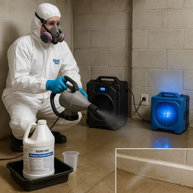 Sanitization and Odor Removal process in Massanetta Springs, VA